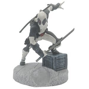 Marvel Deadpool X-Force Alter Ego Statue Figure Black NO KEYCHAIN
